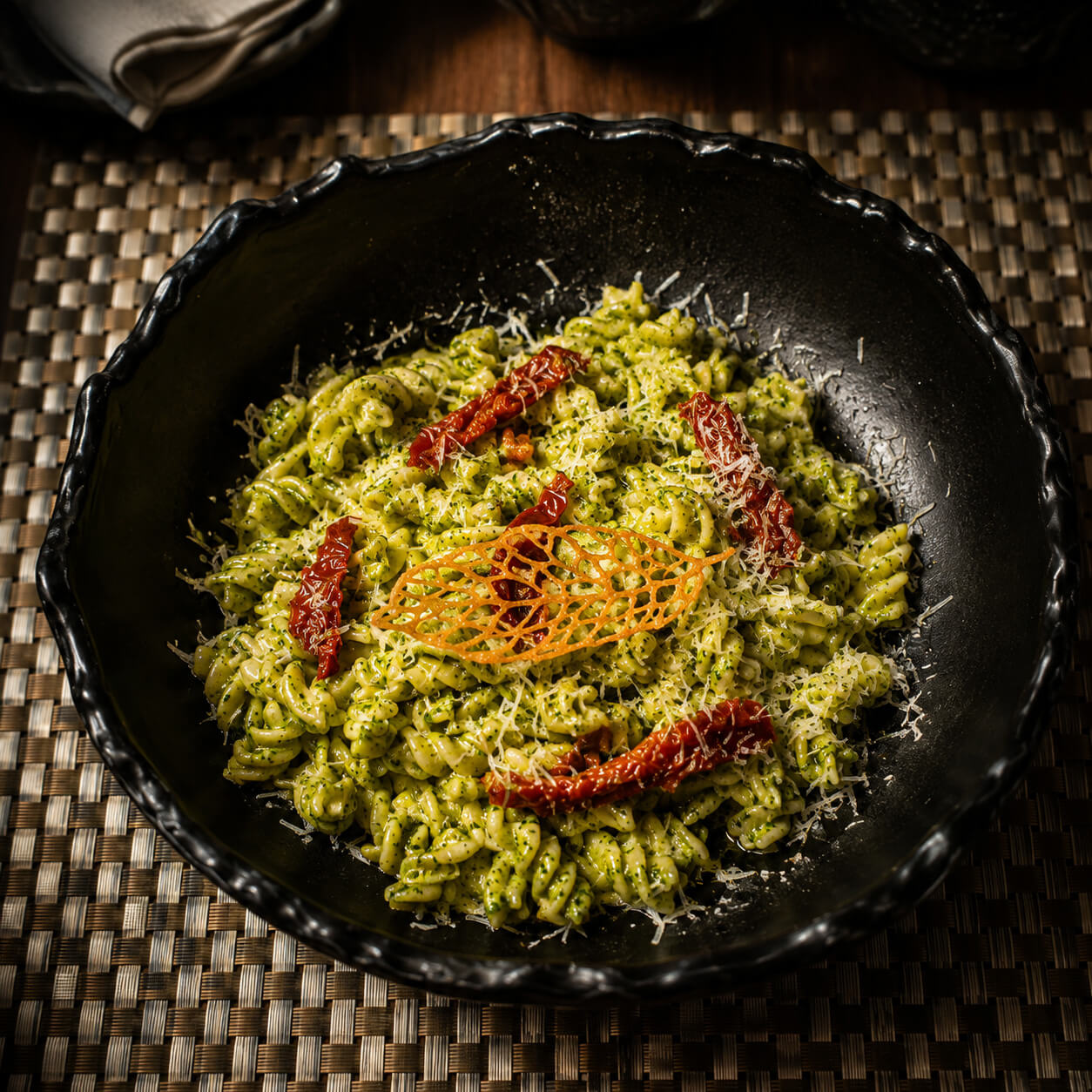 meals-8 Creamy Pesto Pasta - Image 1